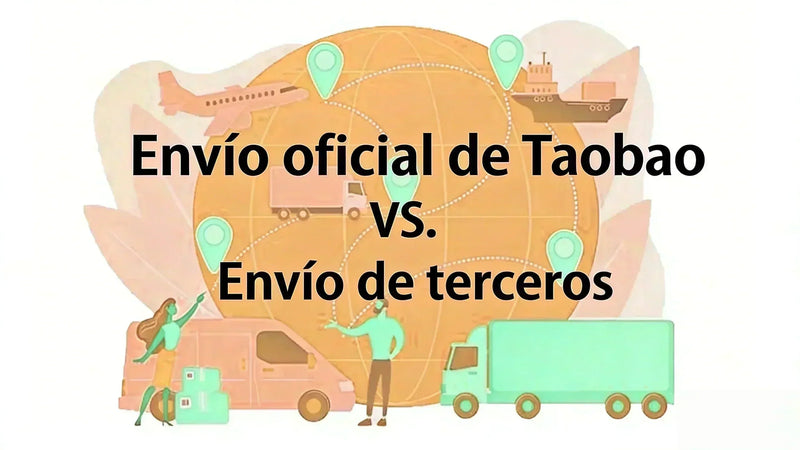 Comparación entre envío oficial de Taobao y agente - Jiyunservice Españo